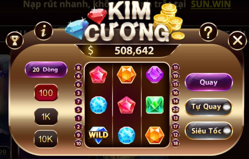 Cách Chơi Kim Cương Sunwin Dễ Thắng và Đầy Lôi Cuốn 3 Bat dau tro choi kim cuong
