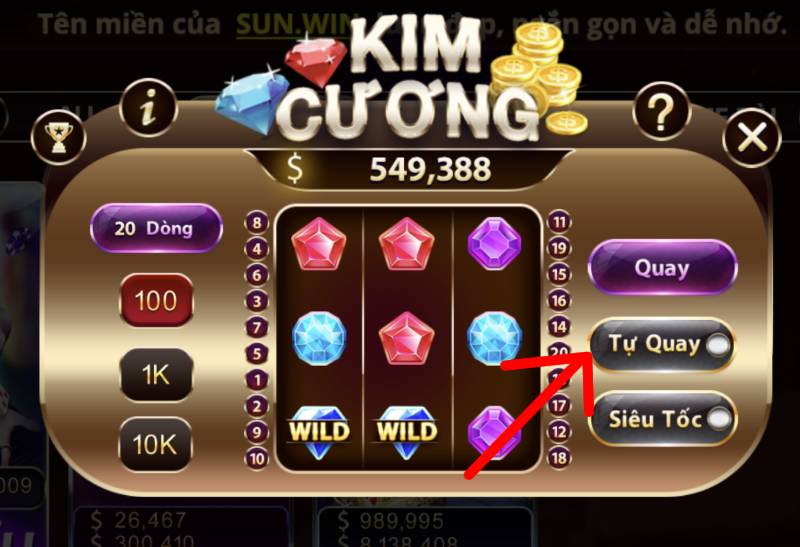 Cách Chơi Kim Cương Sunwin Dễ Thắng và Đầy Lôi Cuốn 7 Sử Dụng Tính Năng Tự Quay Đúng Thời Điểm