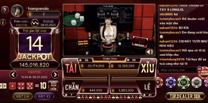 Tài Xỉu Trực Tuyến Sunwin – Cá Cược Đỉnh Cao, Dealer Xinh Đẹp 1 Tài Xỉu Trực Tuyến Sunwin – Cá Cược Đỉnh Cao, Dealer Xinh Đẹp