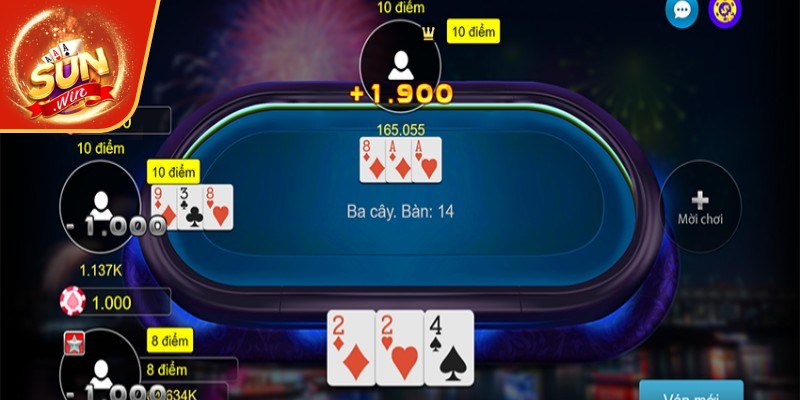 Chơi Bài 3 Cây Online – Quy Luật Tính Điểm Và So Sánh Chất 3 Quy tắc khi so sánh chất bài trong game