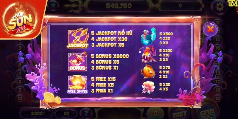 Slot Game Thủy Cung: Hướng Dẫn Cách Chơi Săn Hũ Tại Sunwin 3 Cách chơi Slot game Thuỷ Cung chi tiết nhất